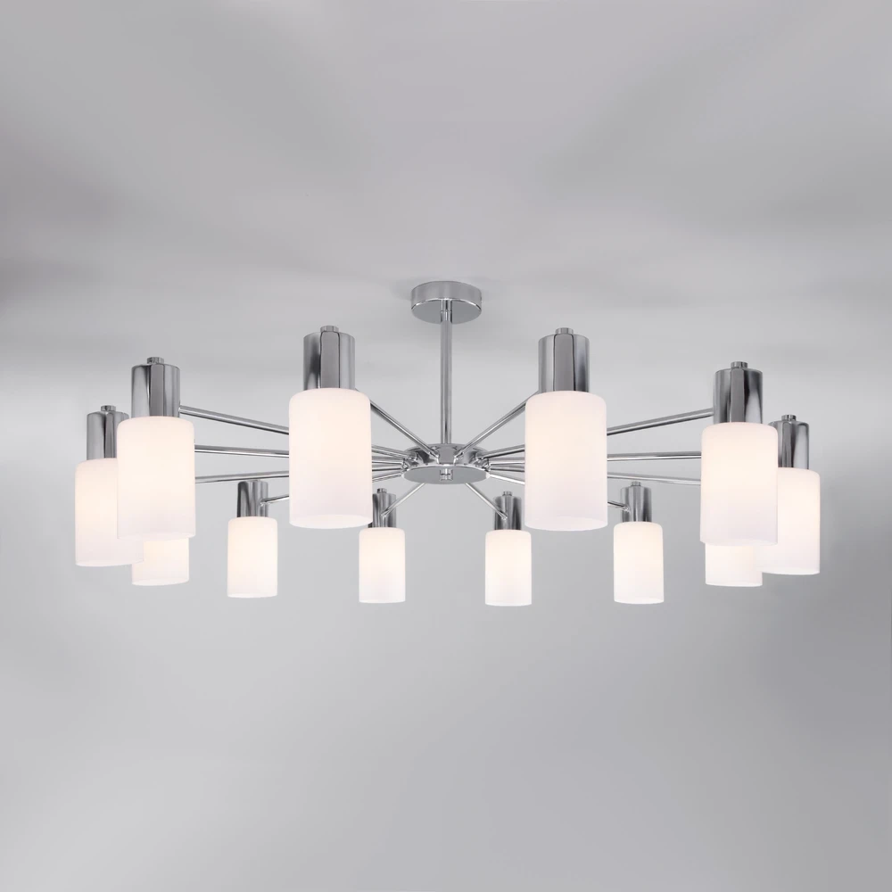 Потолочная люстра Eurosvet VEGGA 70160/12 хром 4690389178740