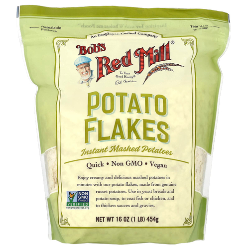 Bob's Red Mill, Картофельные хлопья, картофельное пюре быстрого приготовления, 454 г (16 унций)