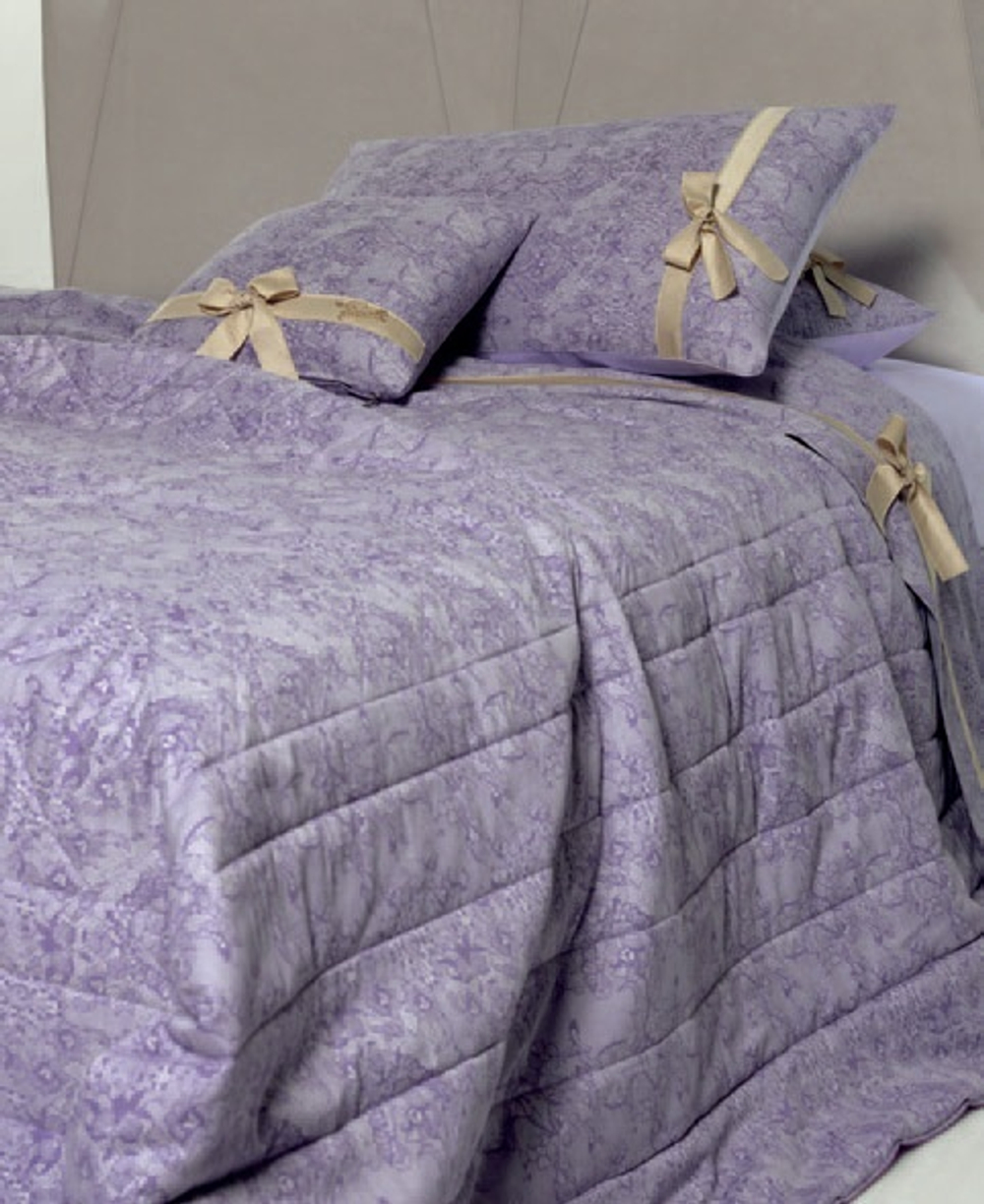 Постельное белье 2 спальное евро Cesare Paciotti Dentelle V3 сиреневое Италия