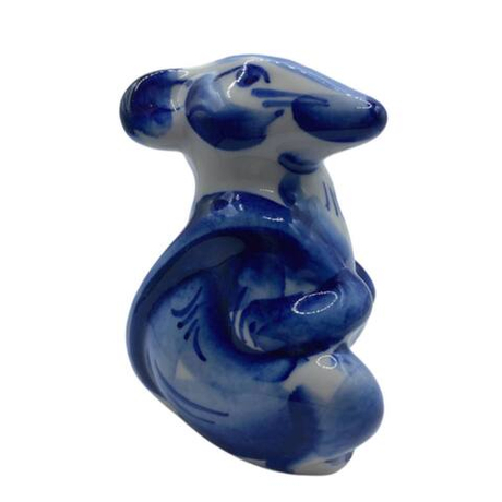 Фигурка Крыс-хвост гжель