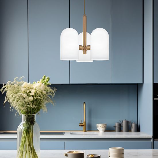 50357/3 / подвесной светильник/латунь