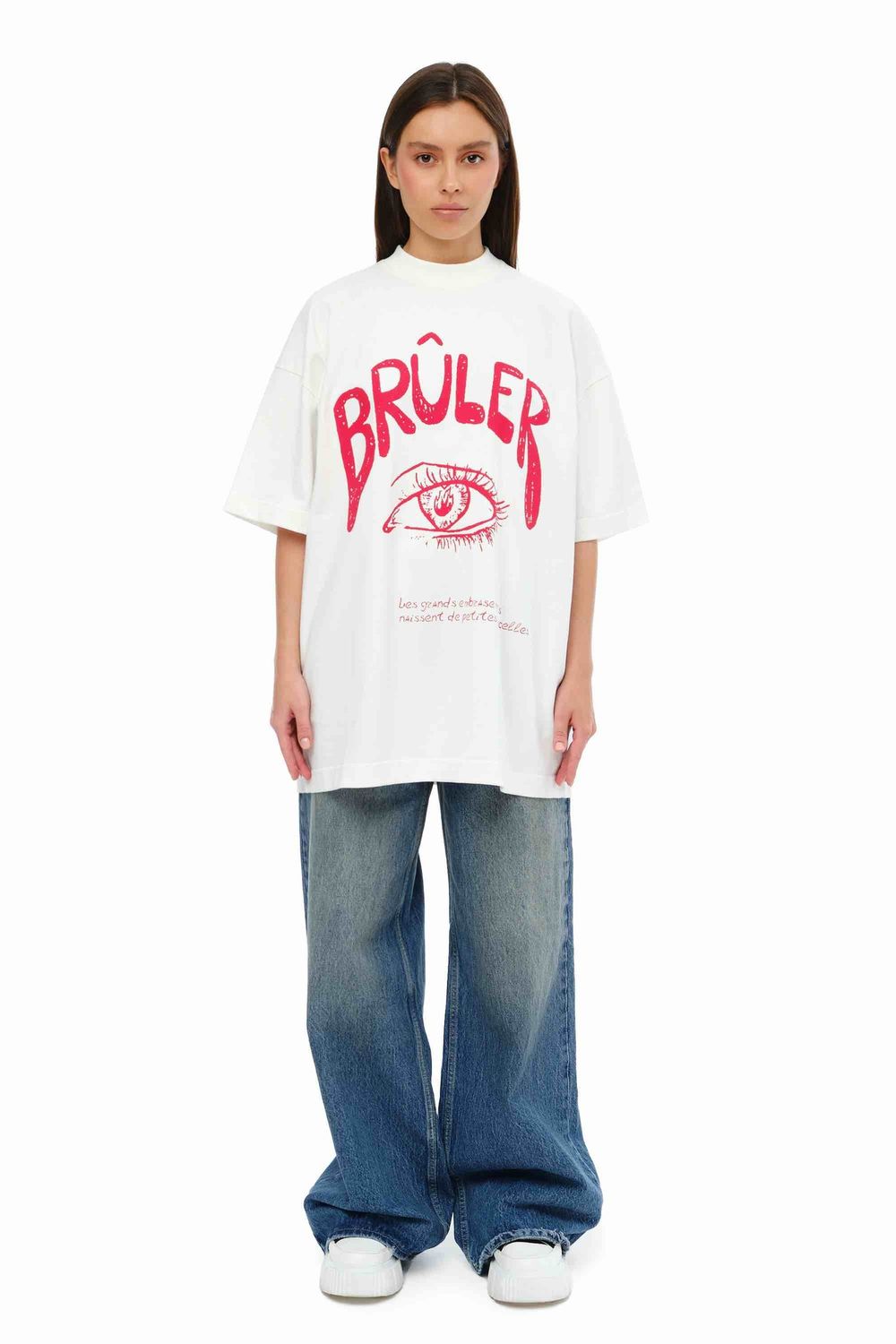Футболка Bruler d'Amour Eye белая