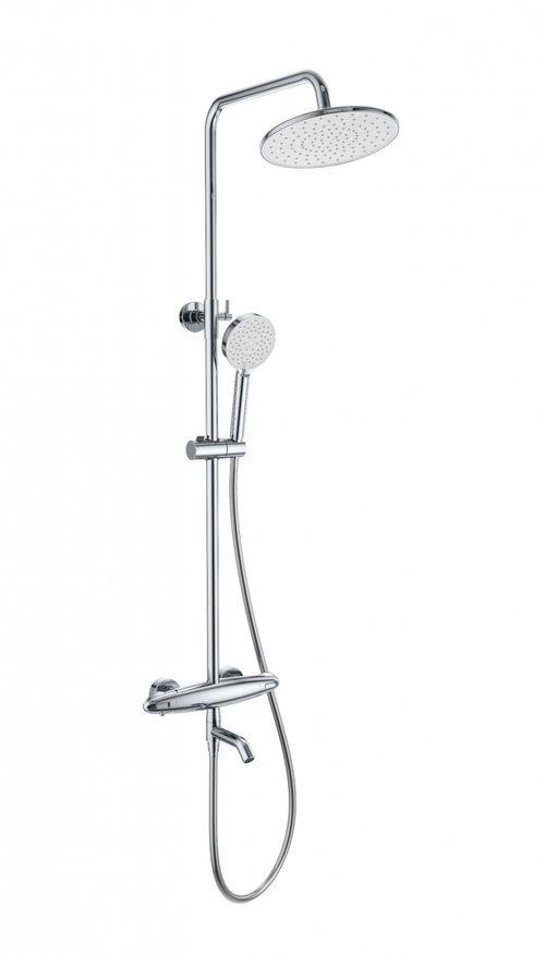 Душевая система с термостатом WONZON & WOGHAND CAPSULE, Хром (WW-B3031-A1-CR)