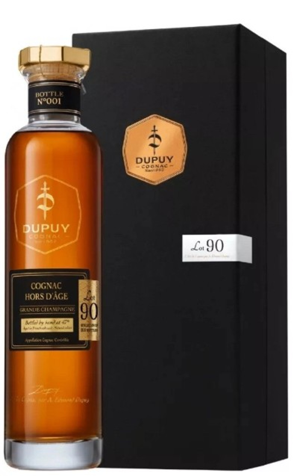 Коньяк Dupuy Lot 90 Hors d'Age, Grande Champagne AOC, 0.7 л