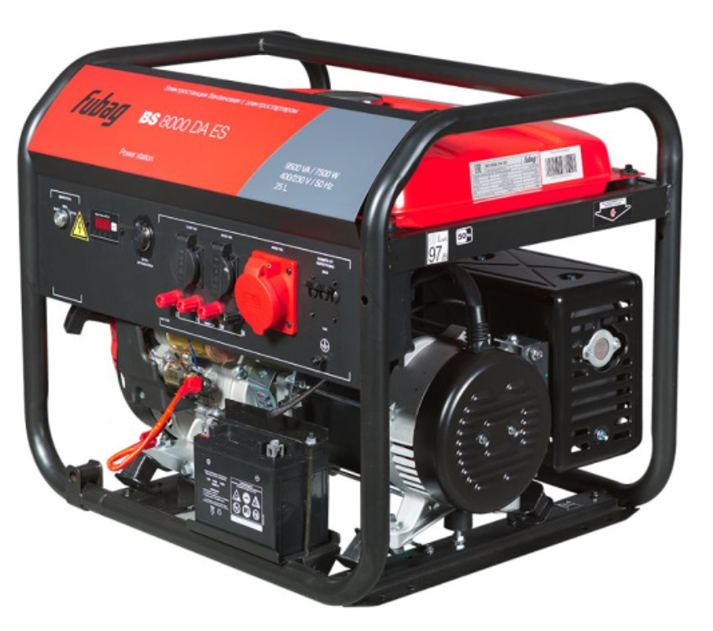Электростанция бензиновая FUBAG bs 8000 da es