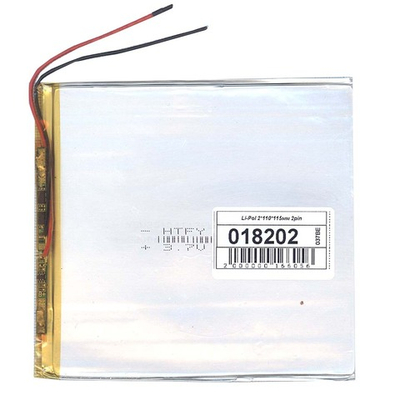 Аккумулятор Li-Pol (батарея) 2*110*115мм 2pin 3.7V/3500mAh
