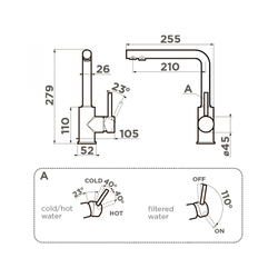 Кухонный смеситель Omoikiri Nakagawa 2 Plus-BN