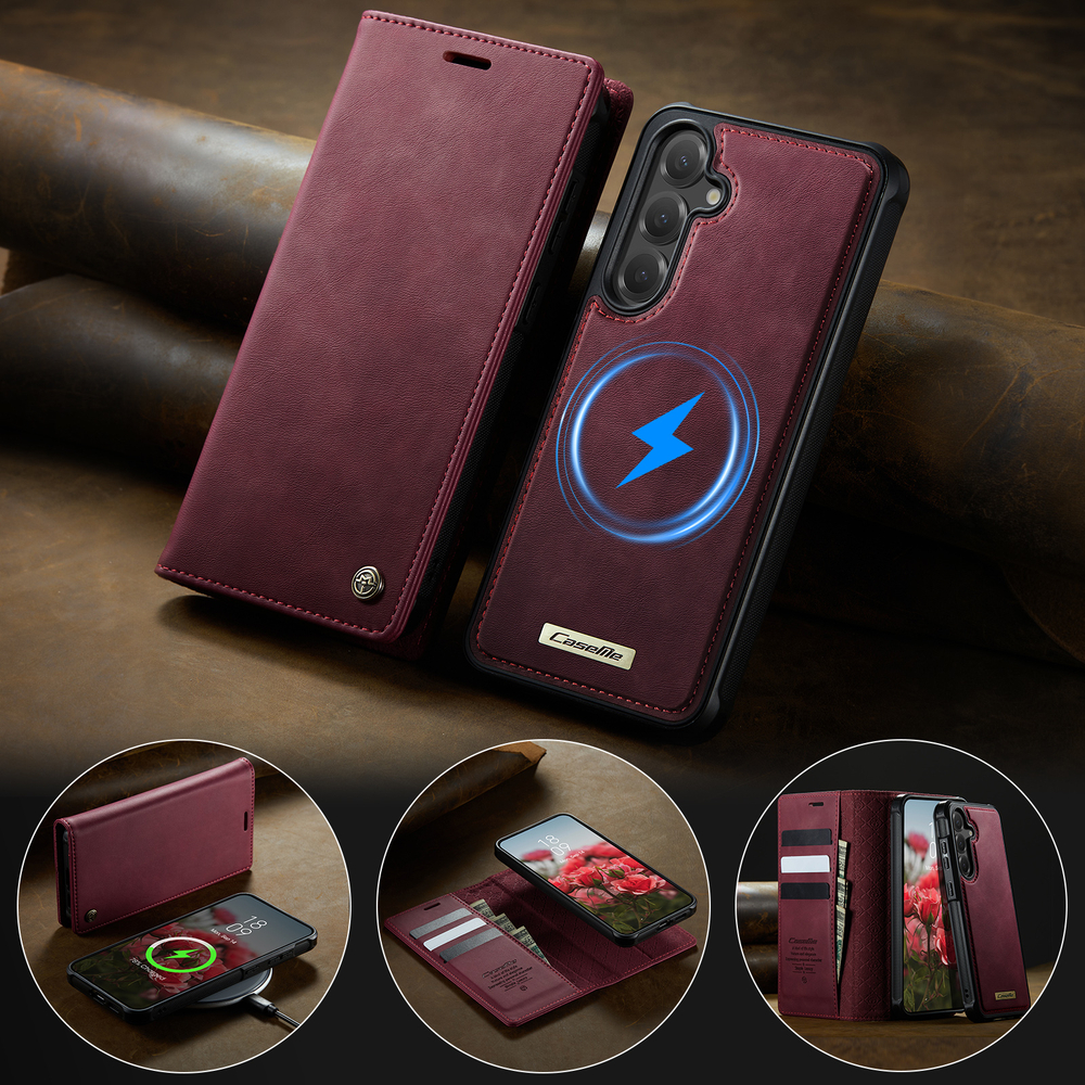 Чехол-кошелек CaseMe 2 in 1 MagSafe Samsung Galaxy S25