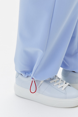 Брюки свободные медицинские женские Йошо, скайблю