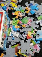 Пазл 54 детали «В мире принцесс» KONIGSPUZZLE ПК54-9996, в комплекте 4 шт, картонная основа, от 3 лет