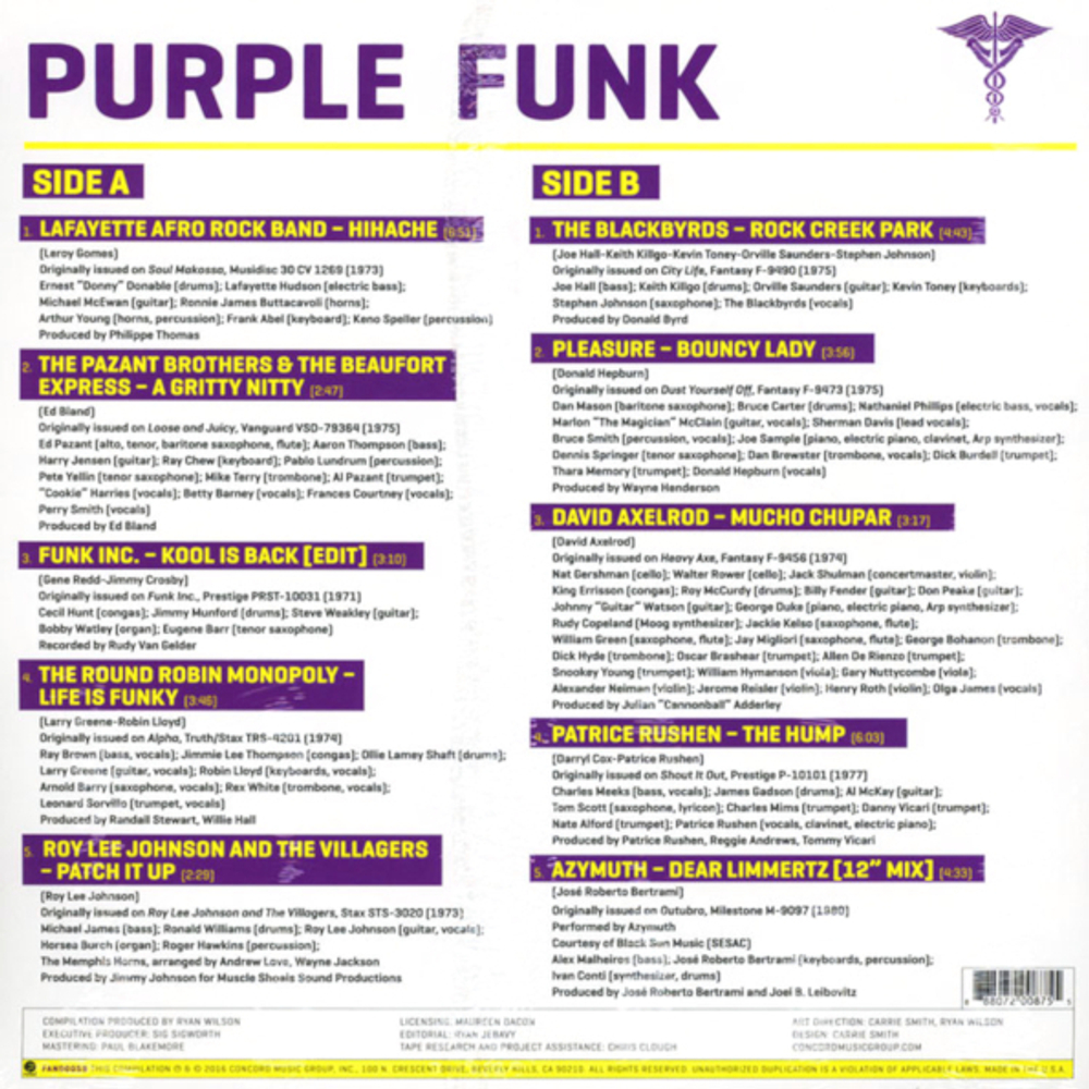 Сборник / Jazz Dispensary: Purple Funk (Coloured Vinyl)(LP)