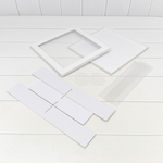 Коробка сборная 30х30х7 см (Белый)