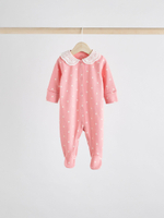 Комбинезон / Cлип для малышей Next AA5-438, 3 шт., Розовый, Светло-зеленый