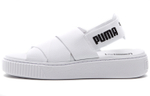 PUMA Platform Trace Sports Sandals "White Black" Women"s
