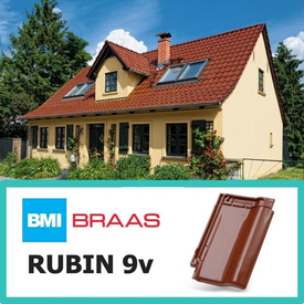 Керамическая черепица BRAAS RUBIN 9v