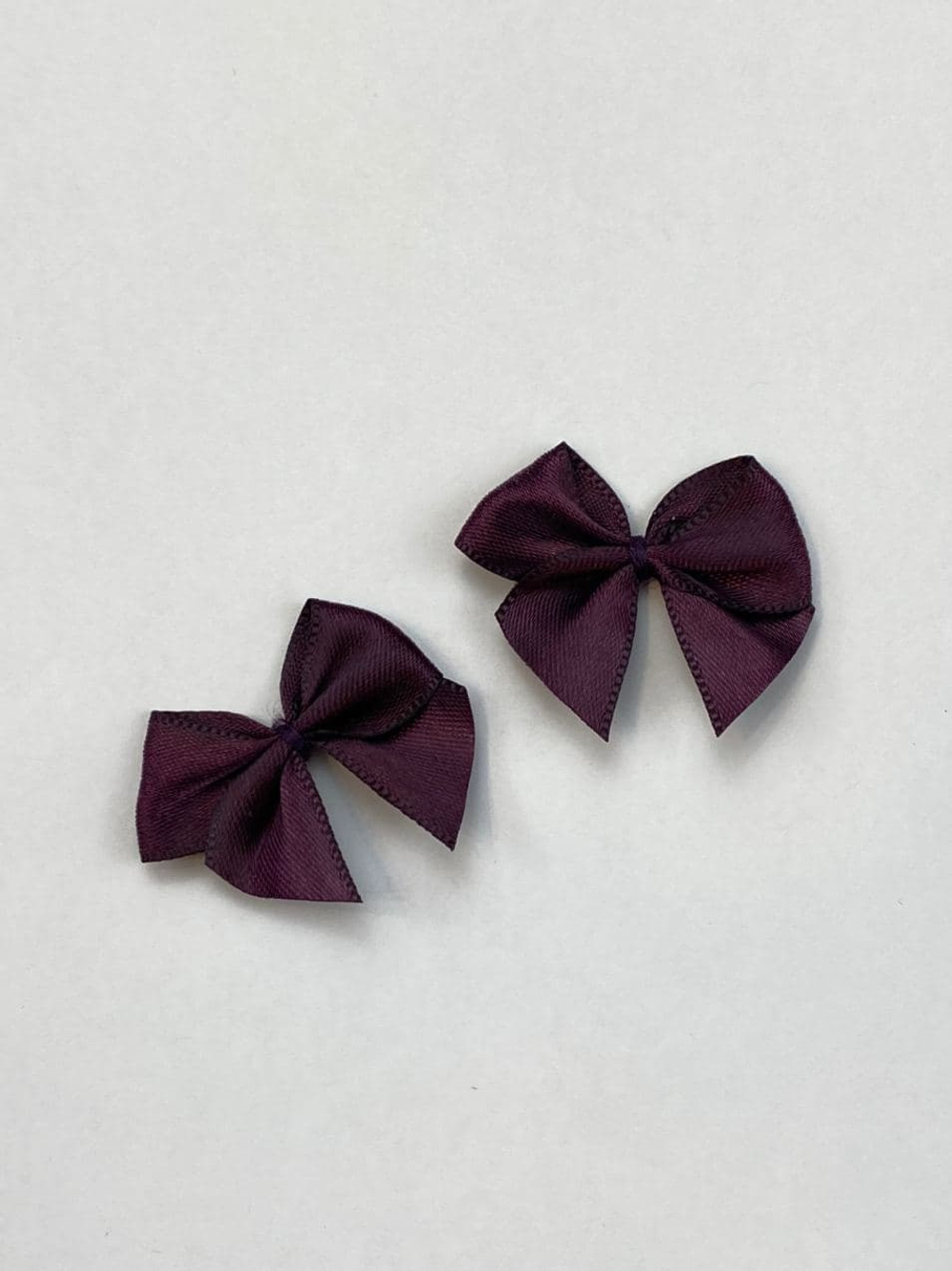 Бантик темно-фиолетовый 3,5 см