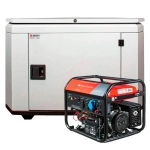 Генератор бензиновый FUBAG BS 8500 A ES DUPLEX с кожухом Geon 1200 RAL 7035