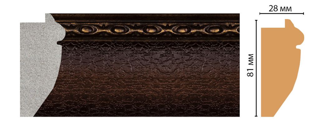Багет Decomaster FM8-1 81*28*2850мм