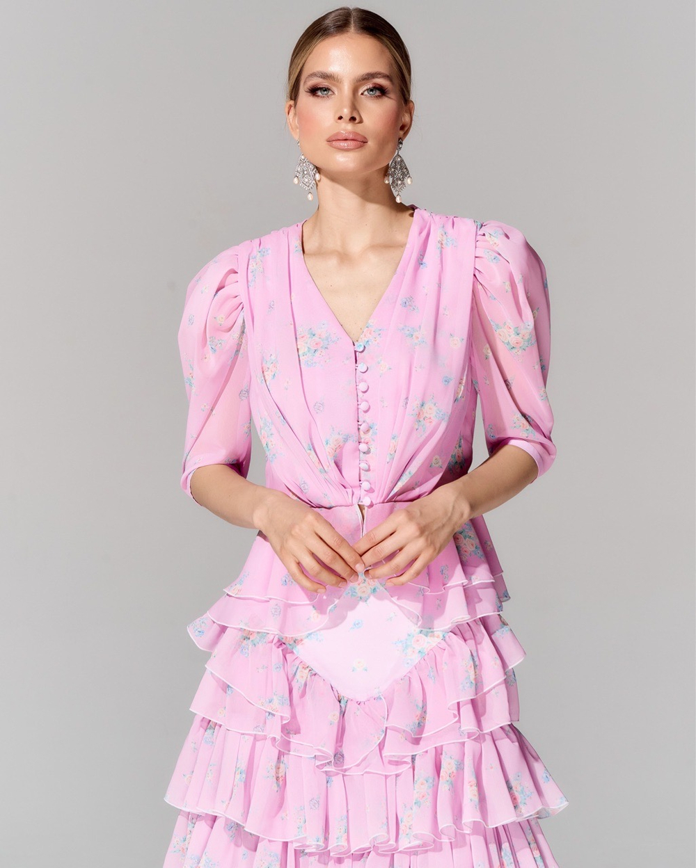 Блуза из премиального шифона