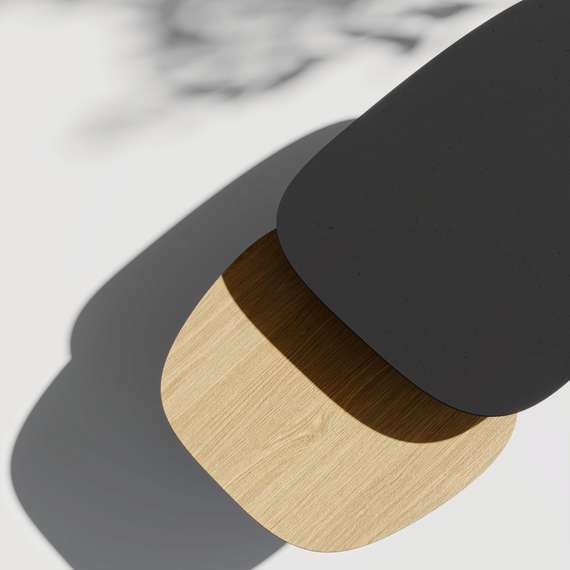 Журнальный столик Step L, черный ясень