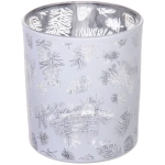 Подсвечник «Зимняя хвоя» 7*7,8 см, Белый