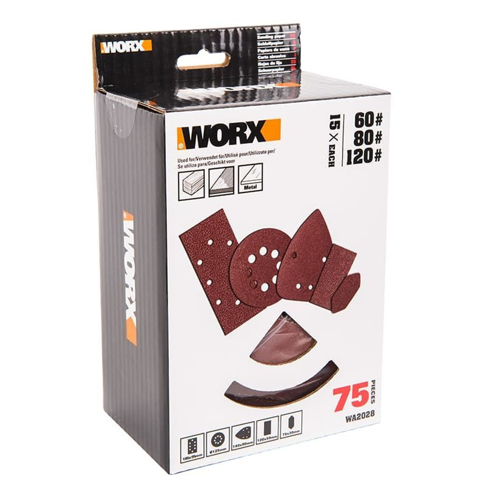 Шлифовальные листы Worx WA2115