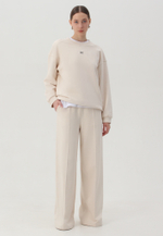 Брюки широкие, футер