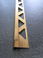 АЛТП(мини) 10мм "DO-4" 2,7м Латунь имитация окантов. анод. алюм.