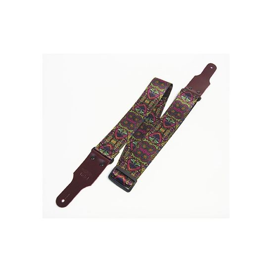 FL40218PA PolyArt Ремень для гитары, полиэфир, джуманджи, Fidel