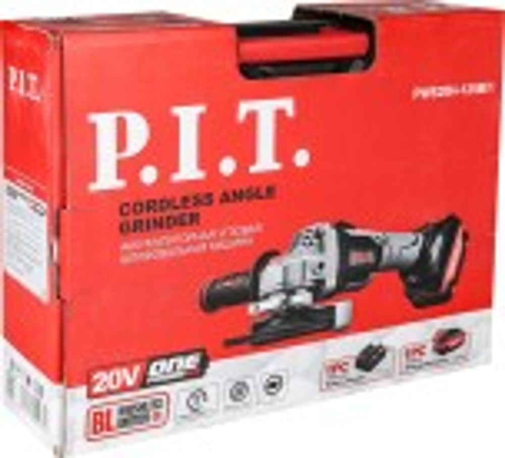Угловая шлифмашина аккумуляторная P.I.T. PWS20H-125B/1
