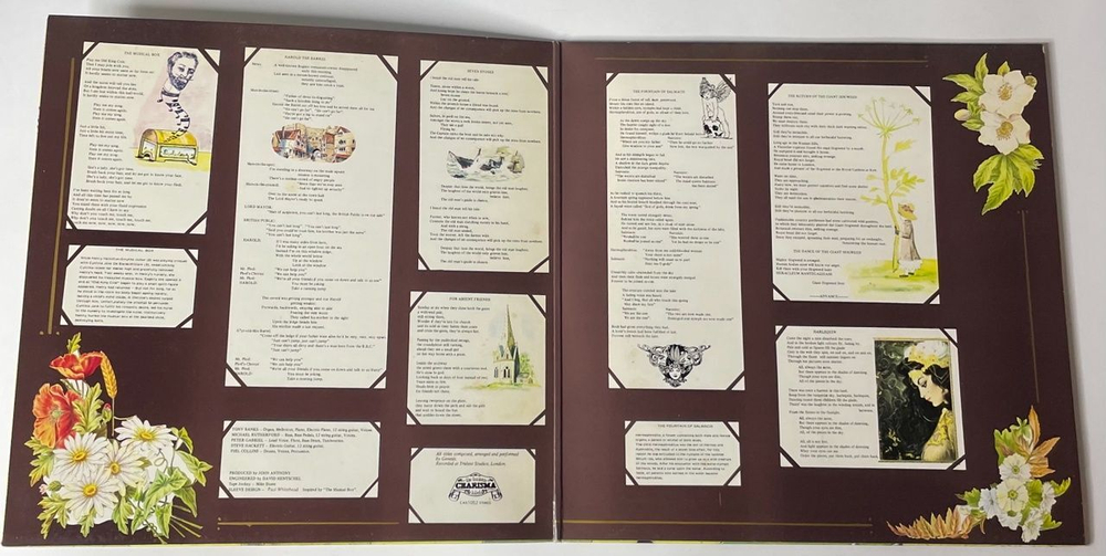 Винтажная виниловая пластинка LP Genesis Nursery Cryme (UK 1975) The Musical Box