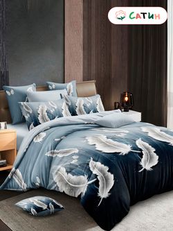 Пододеяльник сатин Milky Garden "Yuanli/Yuanli (компаньон)" 1,5-спальный на молнии 145x215 см