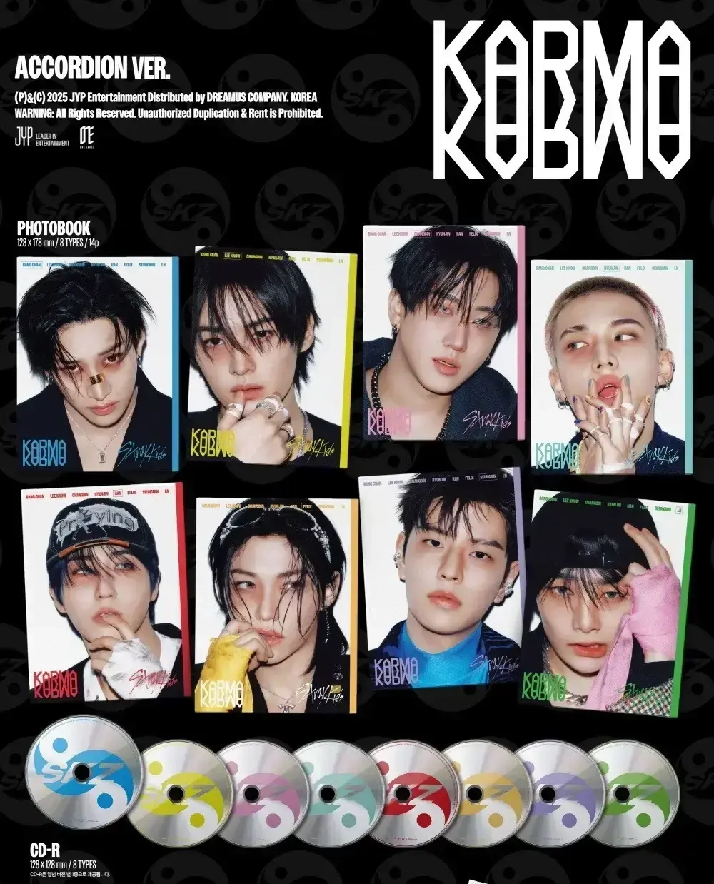 Альбом STRAY KIDS - KARMA [ACCORDION ver.] (Хан)