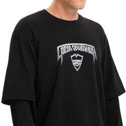 Лонгслив Питерский Щит Среда Обитания Черный