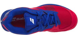 детские Кроссовки теннисные Babolat Jet All Court Junior - poppy red/estate blue