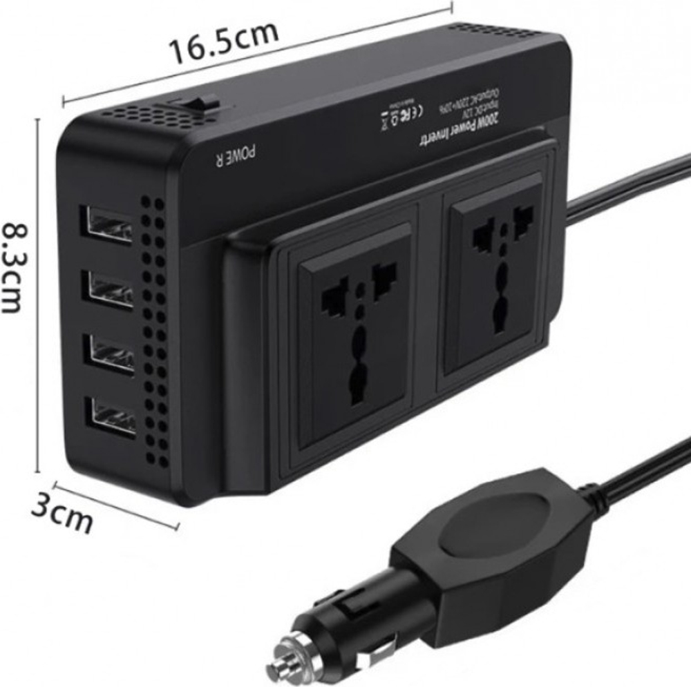 Meind автомобильный инвертор 8300 220 В