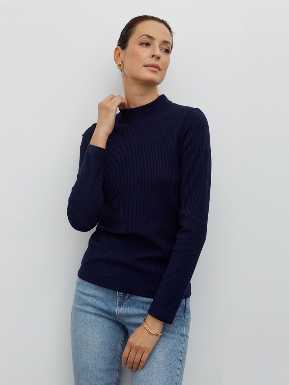 Водолазка синяя (размеры S, M)