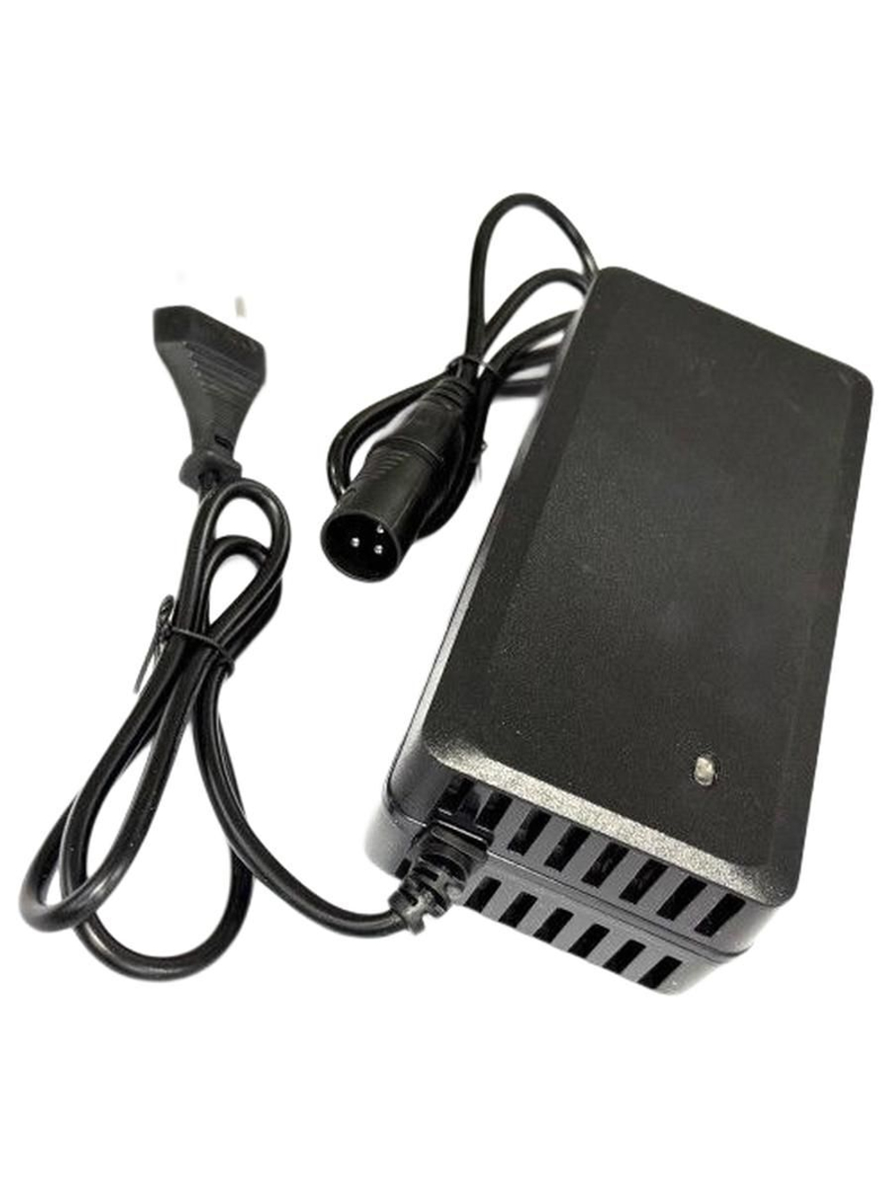 Зарядное устройство 25.6V (29.2V) 5A разъем XLR (M) для LiFePO4 аккумуляторов (с кулером) для инвалидных колясок