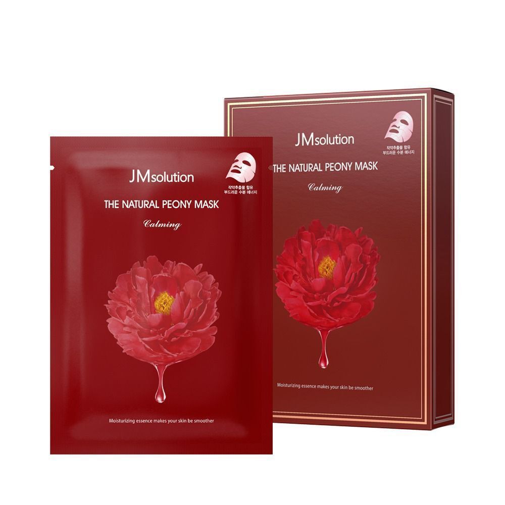 JMsolution The Natural Peony Mask Calming успокаивающая тканевая маска с экстрактом пиона