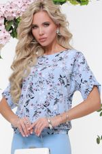 Костюм голубой с юбкой DStrend (Акция)