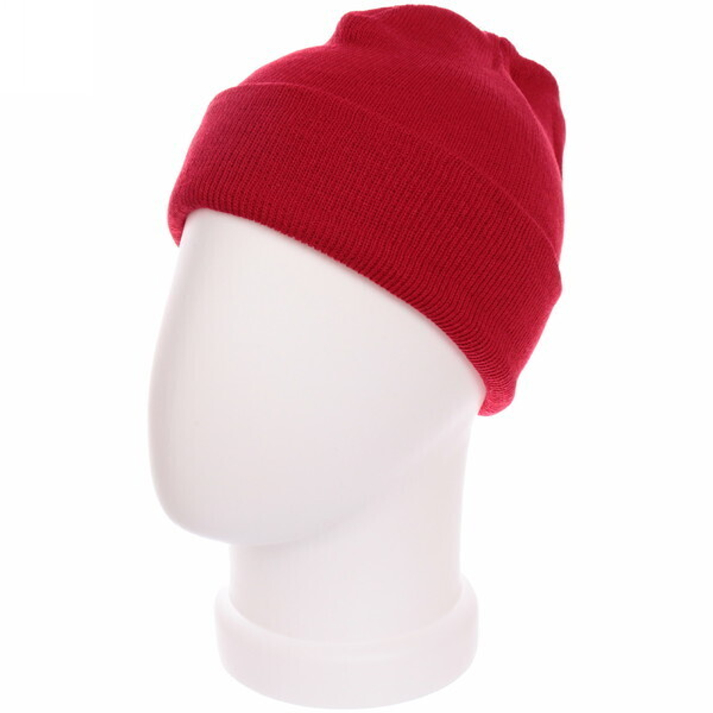 Шапка зимняя унисекс «Ультрамарин Binnie», двойной вязанный слой, микс 6-8 цветов, р. 58