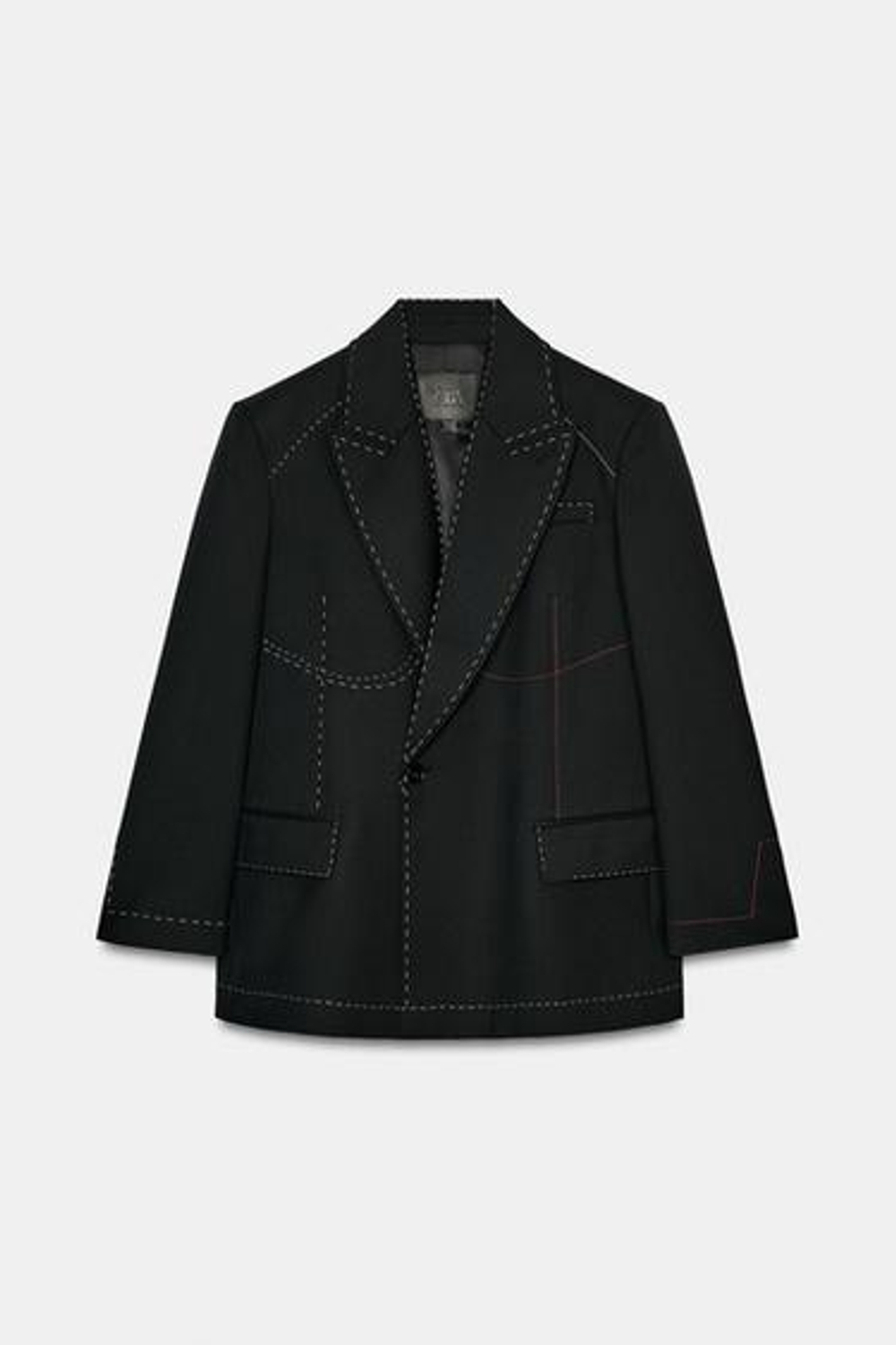 Блейзер с контрастной строчкой ZW COLLECTION LIMITED EDITION - ZARA