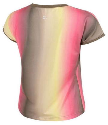 Женская теннисная футболка Bidi Badu Spectrum Capsleeve - разноцветный