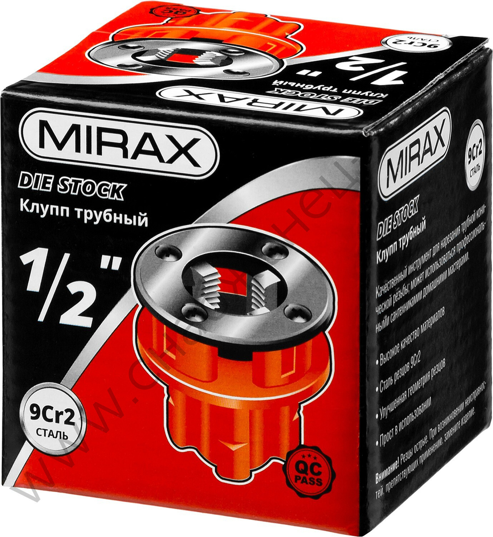 MIRAX 1/2″, Трубный резьбонарезной клупп (28241-1/2)