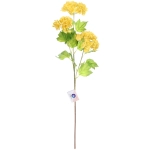 Цветок искусственный «Natur» 66см Гортензия желтая