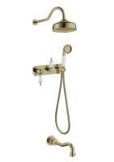 Смеситель для ванны встроенный Boheme MEDICI CRYSTAL 308-SW