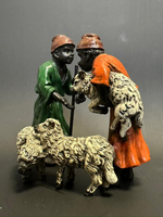 Бронзовая скульптура в стиле Венской бронзы «Покупка барана»