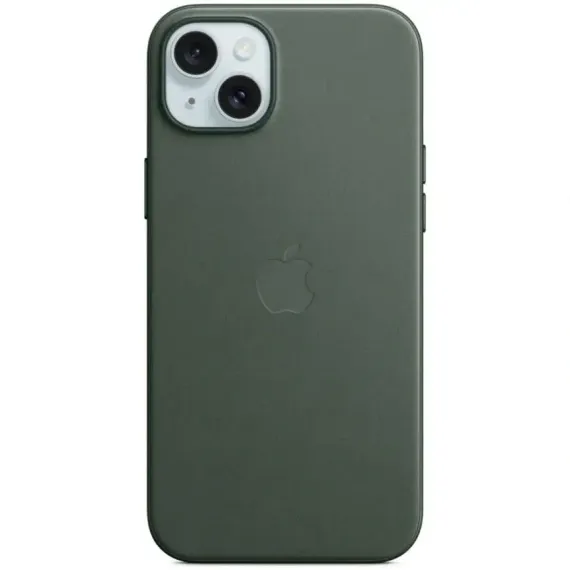 Чехол Apple FineWoven with MagSafe для iPhone 15 Plus Evergreen