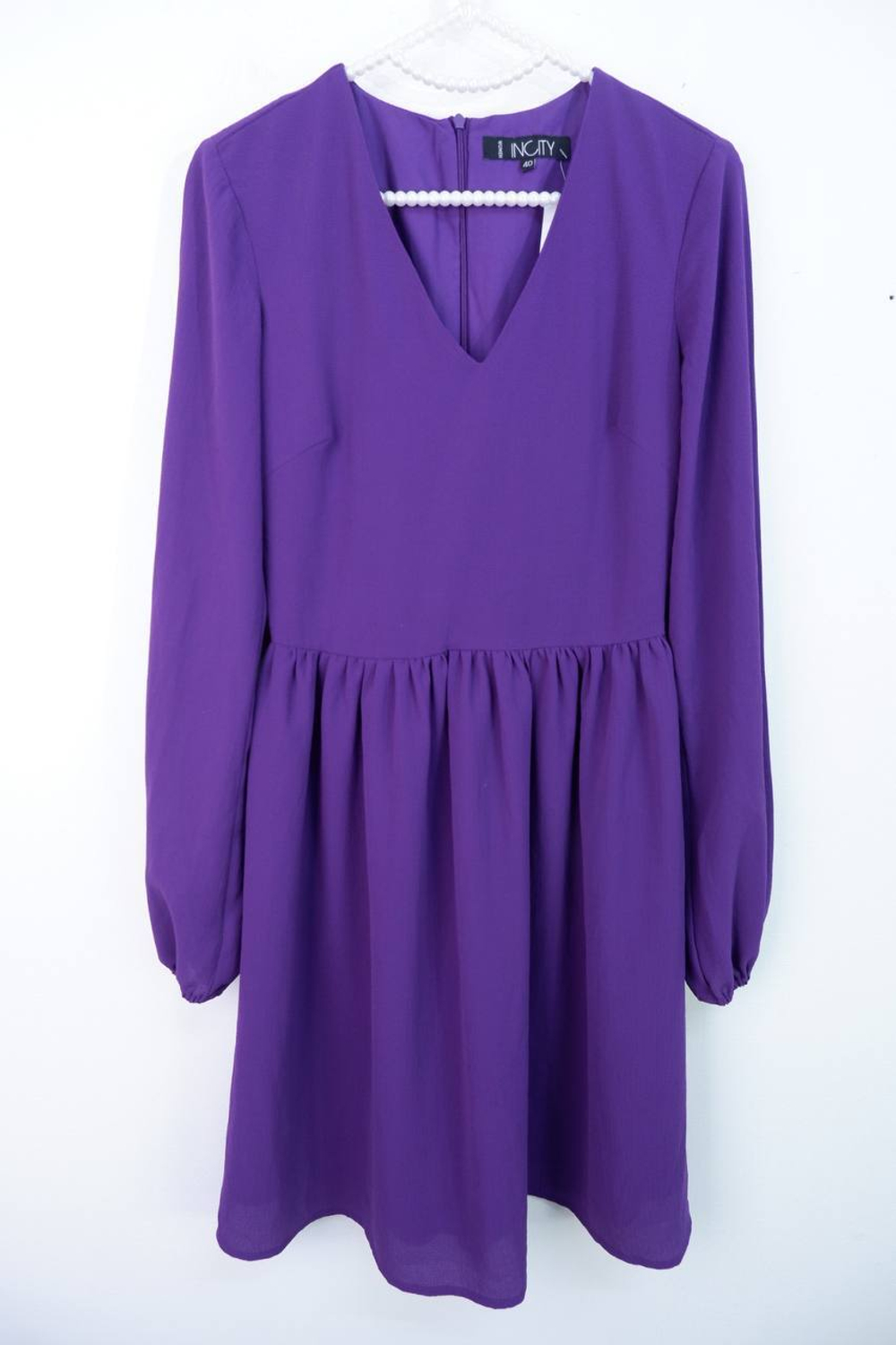 Платье Incity сливового цвета, визуально 40 размер