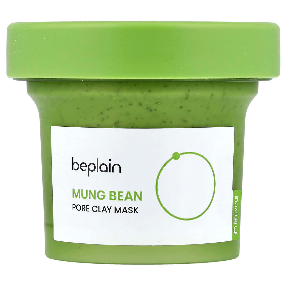 Beplain, Mung Bean, маска для красоты с глиной для пор, 120 мл (4,05 жидк. унц.)